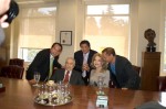 "Joe Weider Day", "Joe Weider", "Sacramento", "Betty Weider", "Governor Arnold Schwarzenegger", "Joe Weider Day", Joe Weider", "Betty Weider", "Governor Arnold Schwarzenegger","Sylvester Stallone", "Dave Draper", "Franco Columbu", "Frank Zane", "Sacramento"