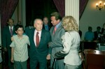 "Joe Weider Day", "Joe Weider", "Sacramento", "Betty Weider", "Governor Arnold Schwarzenegger", "Joe Weider Day", Joe Weider", "Betty Weider", "Governor Arnold Schwarzenegger","Sylvester Stallone", "Dave Draper", "Franco Columbu", "Frank Zane", "Sacramento"