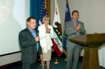 "Joe Weider Day", "Joe Weider", "Betty Weider", "Governor Arnold Schwarzenegger","Sylvester Stallone", "Dave Draper", "Franco Columbu", "Frank Zane", "Sacramento"
