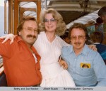 "Betty and Joe Weider, Albert Busek- Berchtesgaden Germany"